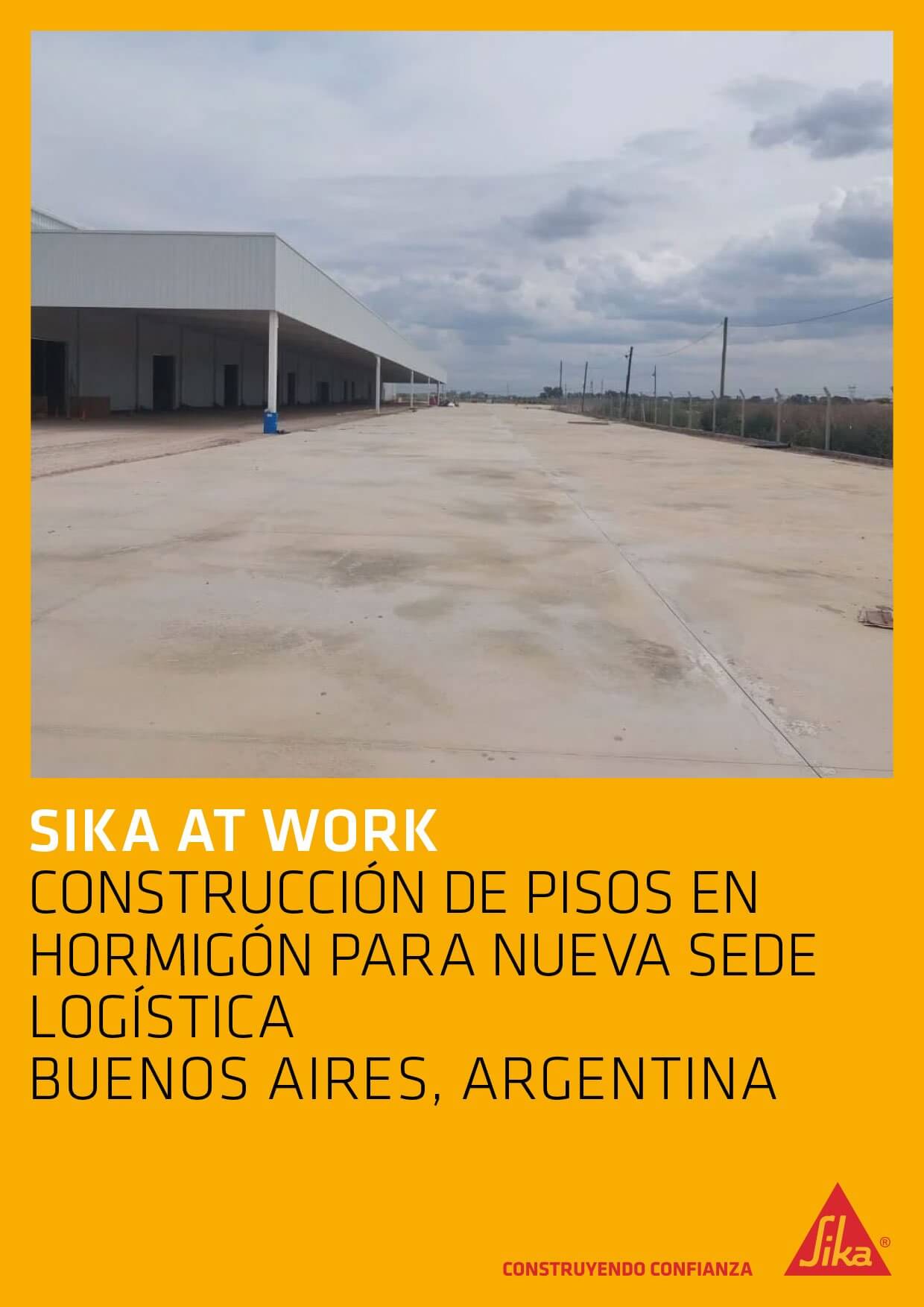 Construcción de Pisos en Hormigón para Nueva Sede Logística – Buenos Aires, Argentina