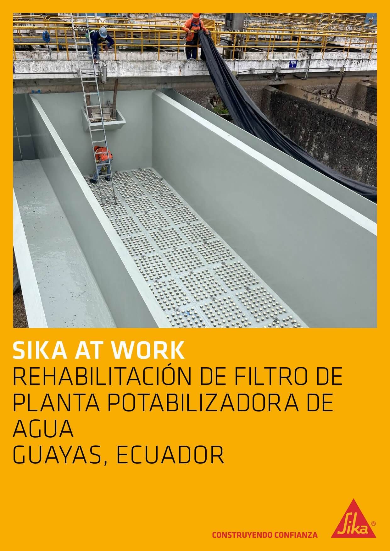 Rehabilitación de Filtro de Planta Potabilizadora de Agua – Guayas, Ecuador