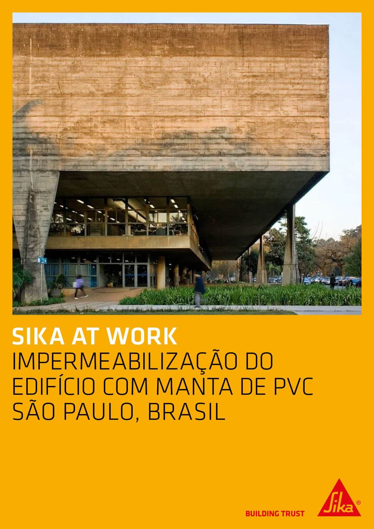 Impermeabilización de Construcción con Membrana de PVC – São Paulo, Brasil