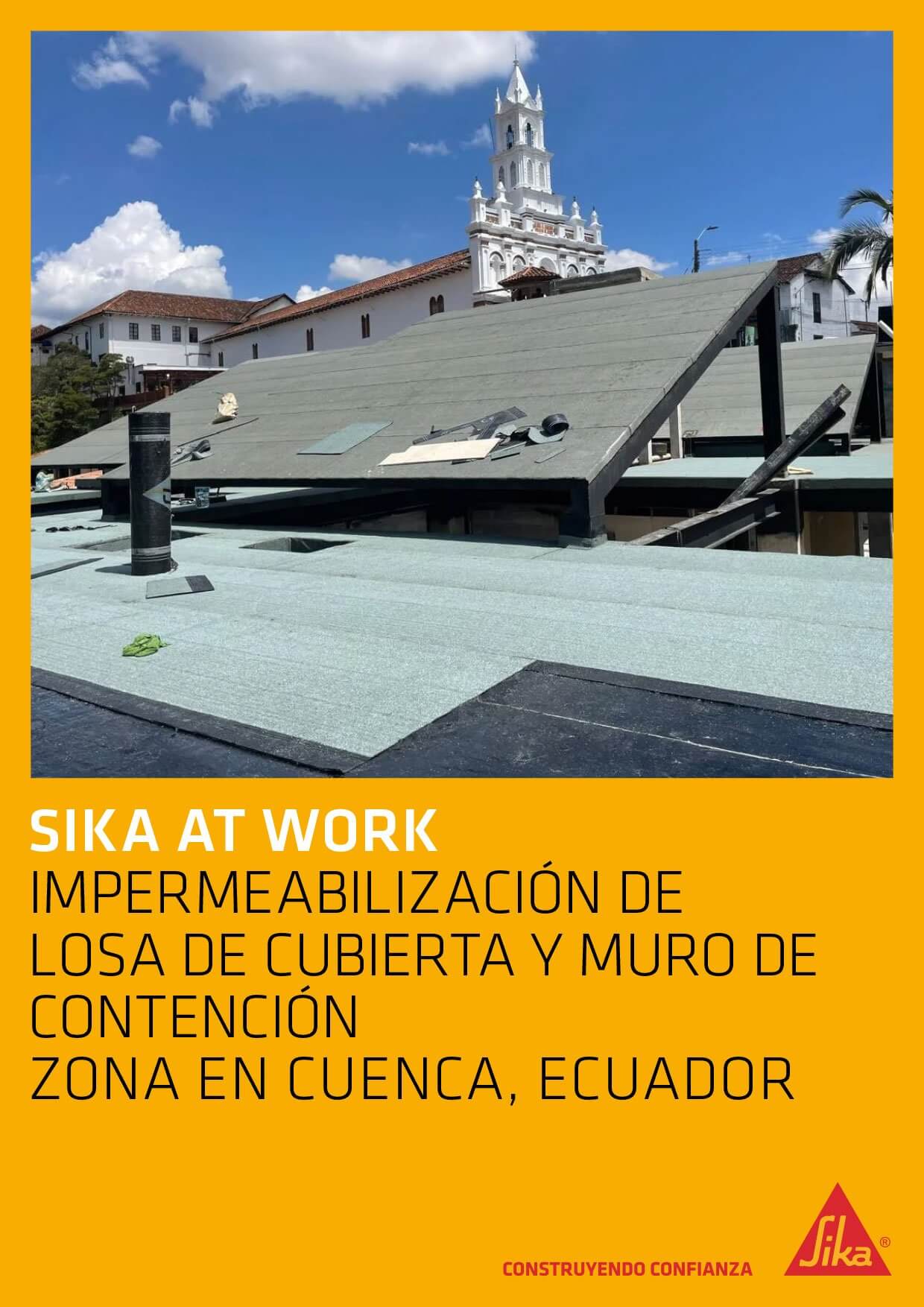 Impermeabilización de Losa de Cubierta y Muro de Contención – Zona en Cuenca, Ecuador