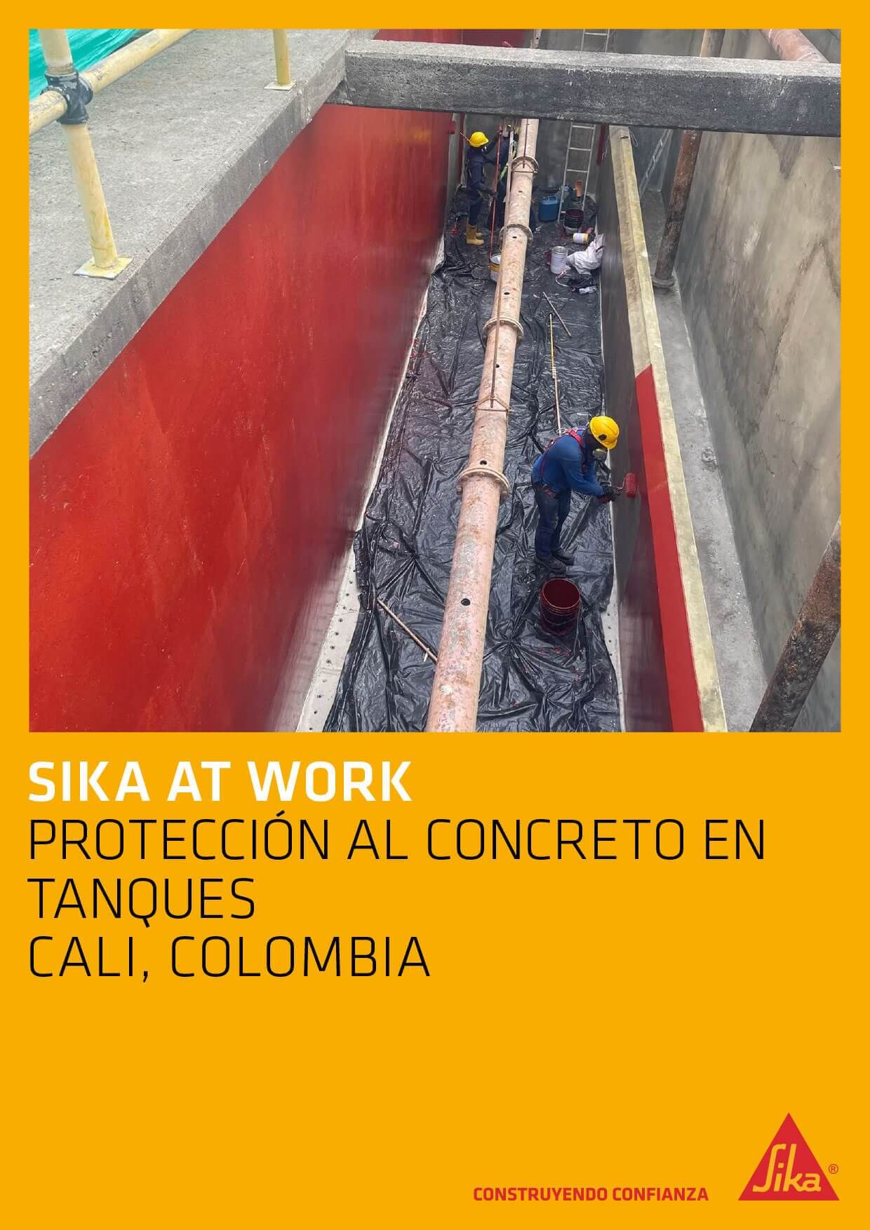 Protección al Concreto en Tanques – Cali, Colombia