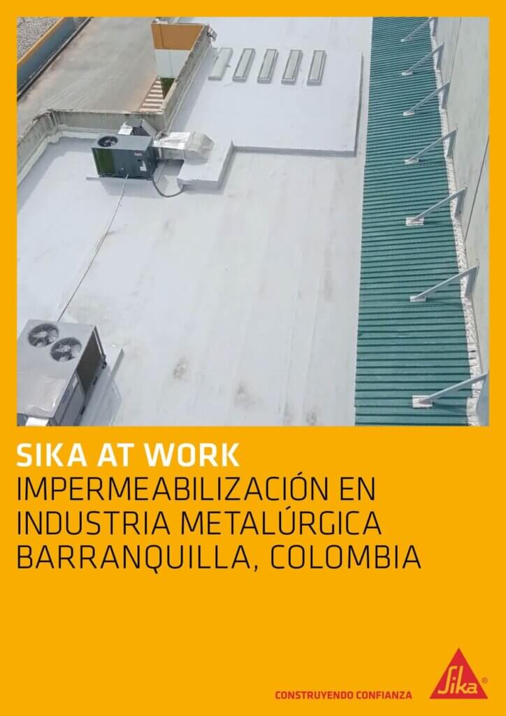 Impermeabilización en Industria Metalúrgica – Barranquilla, Colombia Impermeabilización en Industria Metalúrgica – Barranquilla, Colombia
