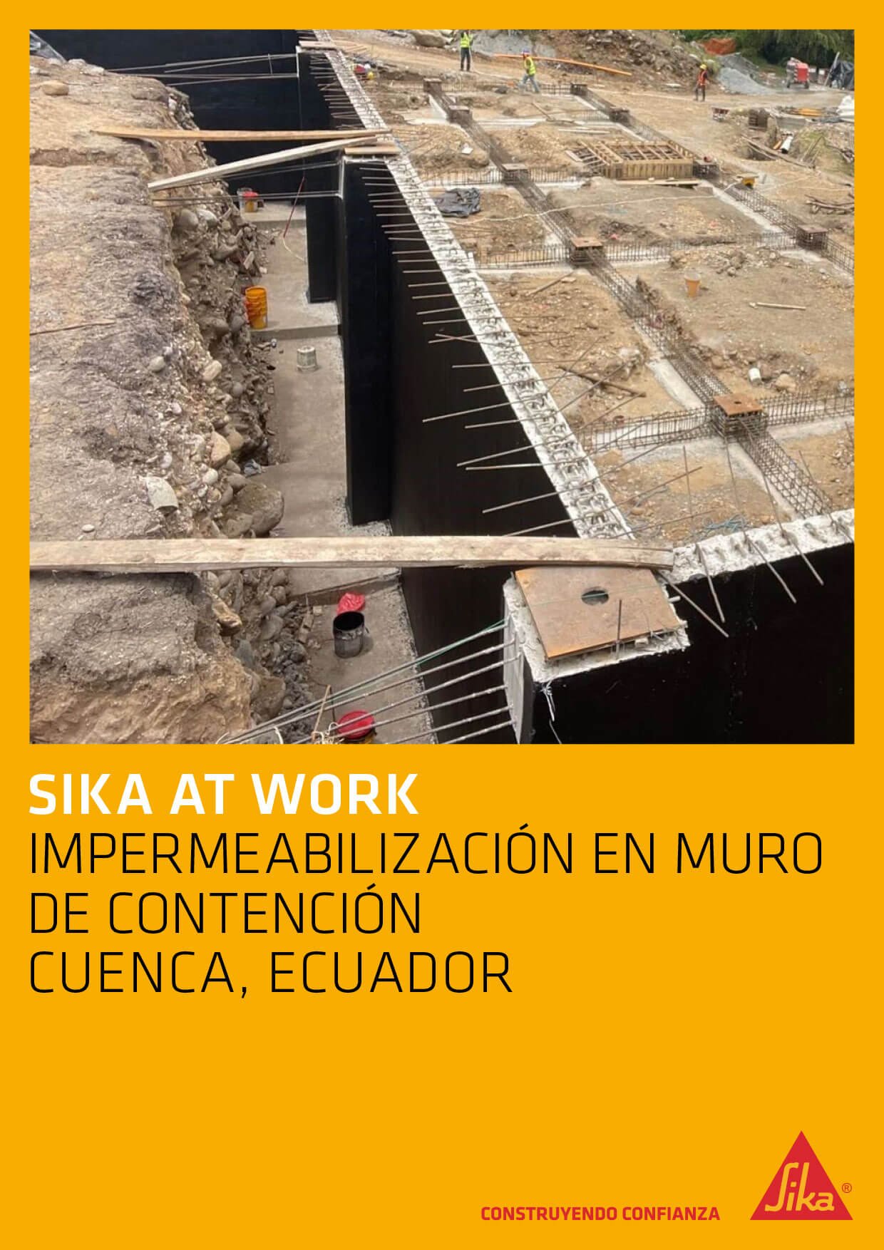 Impermeabilización en Muro de Contención – Cuenca, Ecuador