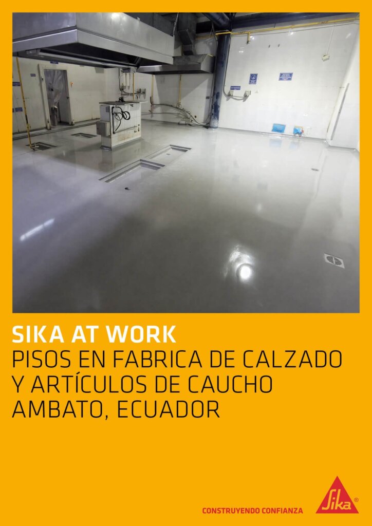 Pisos en Fábrica de Calzado y Artículos de Caucho – Ambato, Ecuador