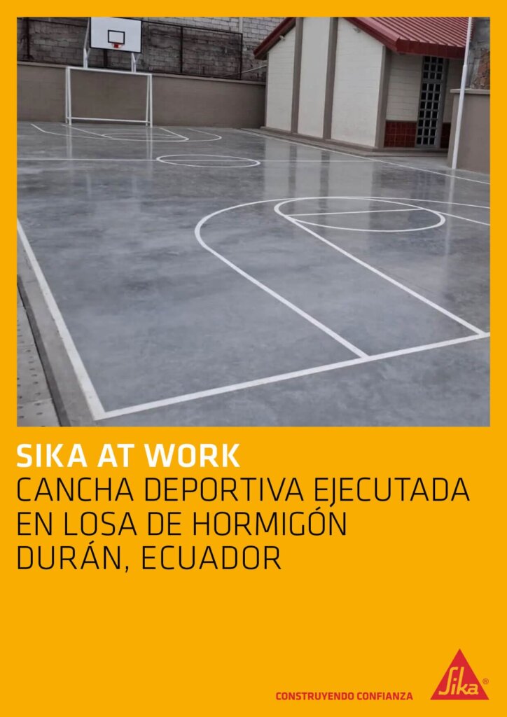Cancha Deportiva Ejecutada en Losa de Hormigón – Durán, Ecuador