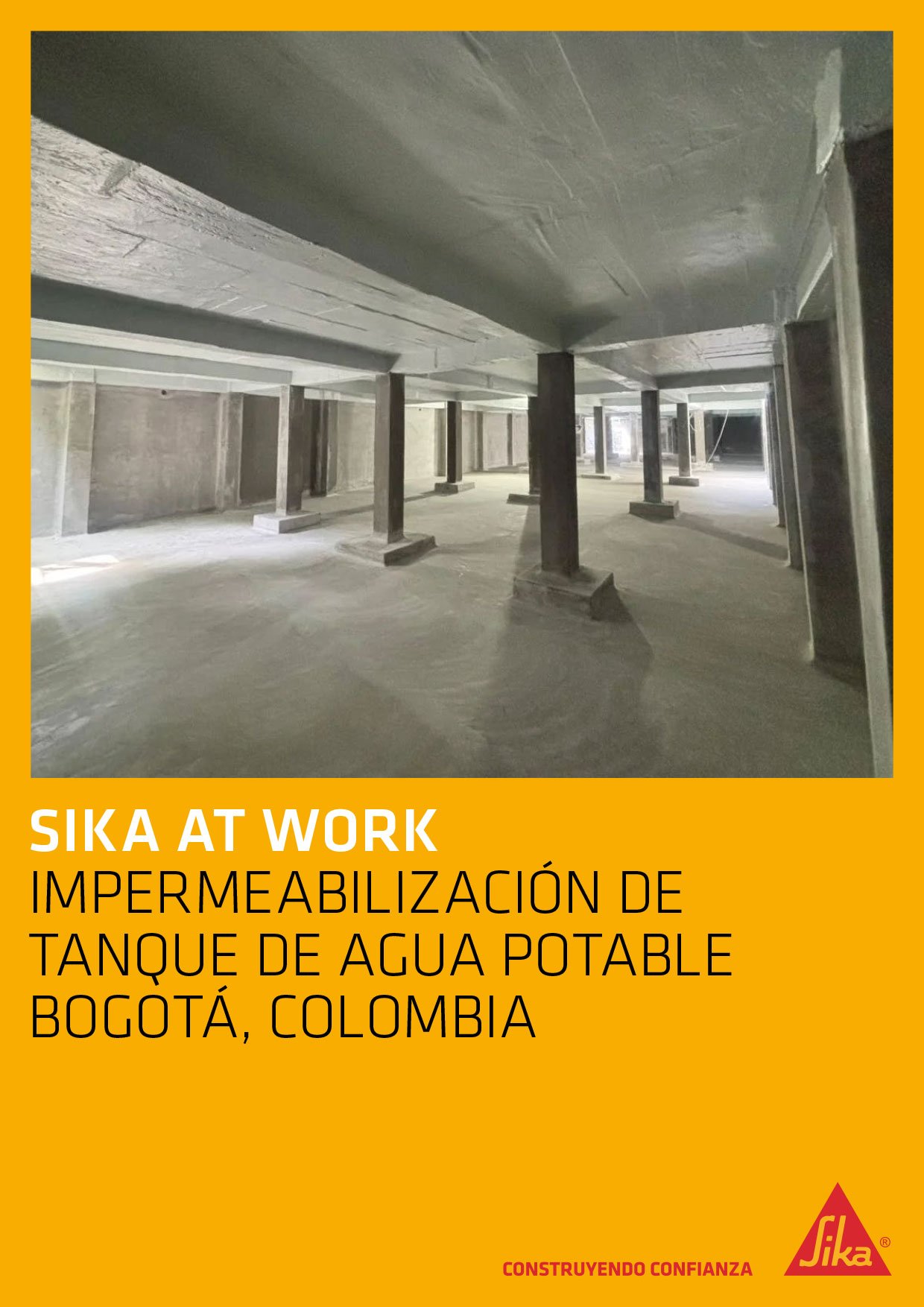 Impermeabilización de Tanque de Agua Potable – Bogotá, Colombia
