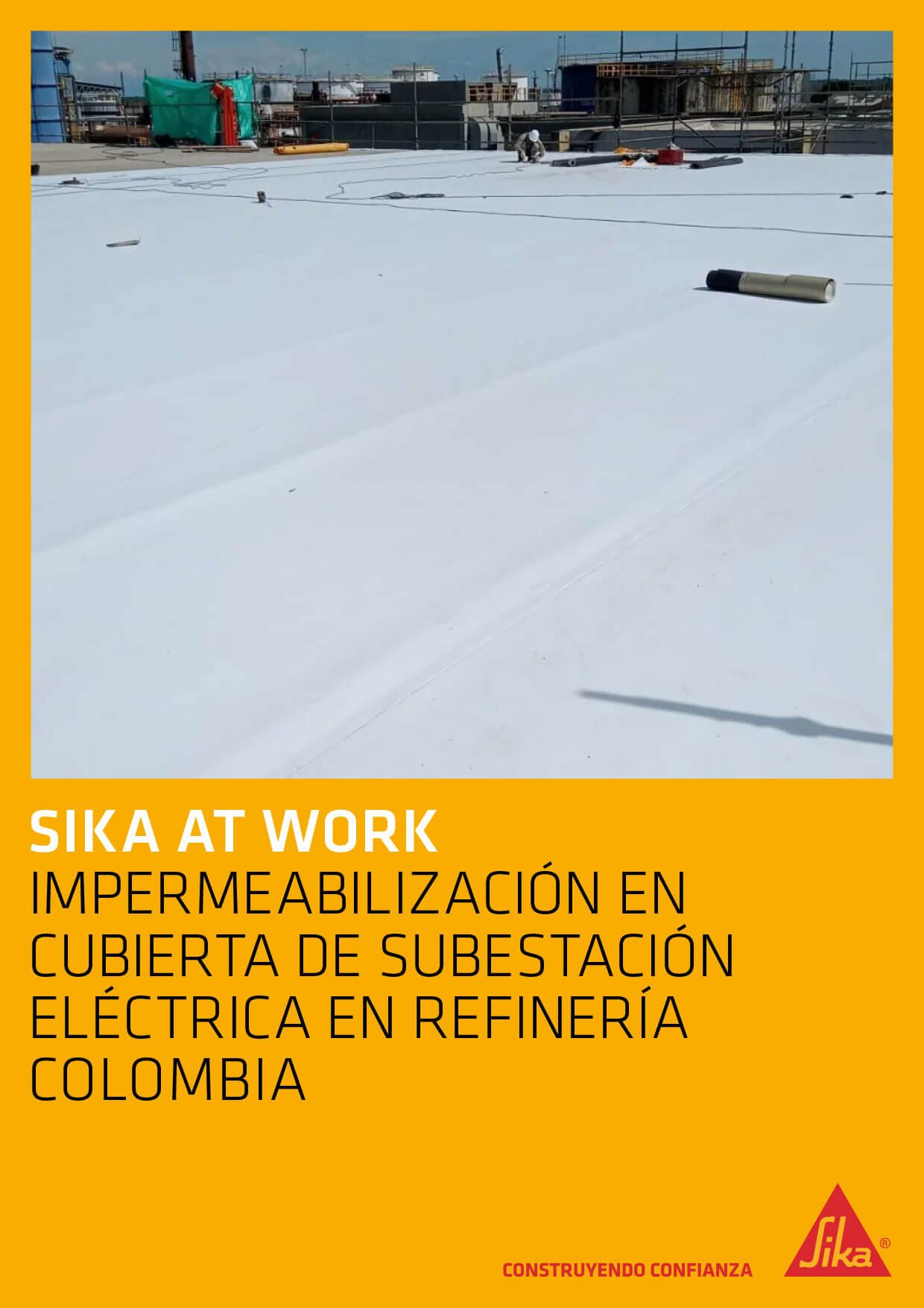 Impermeabilización en Cubierta de Subestación Eléctrica en Refinería – Colombia