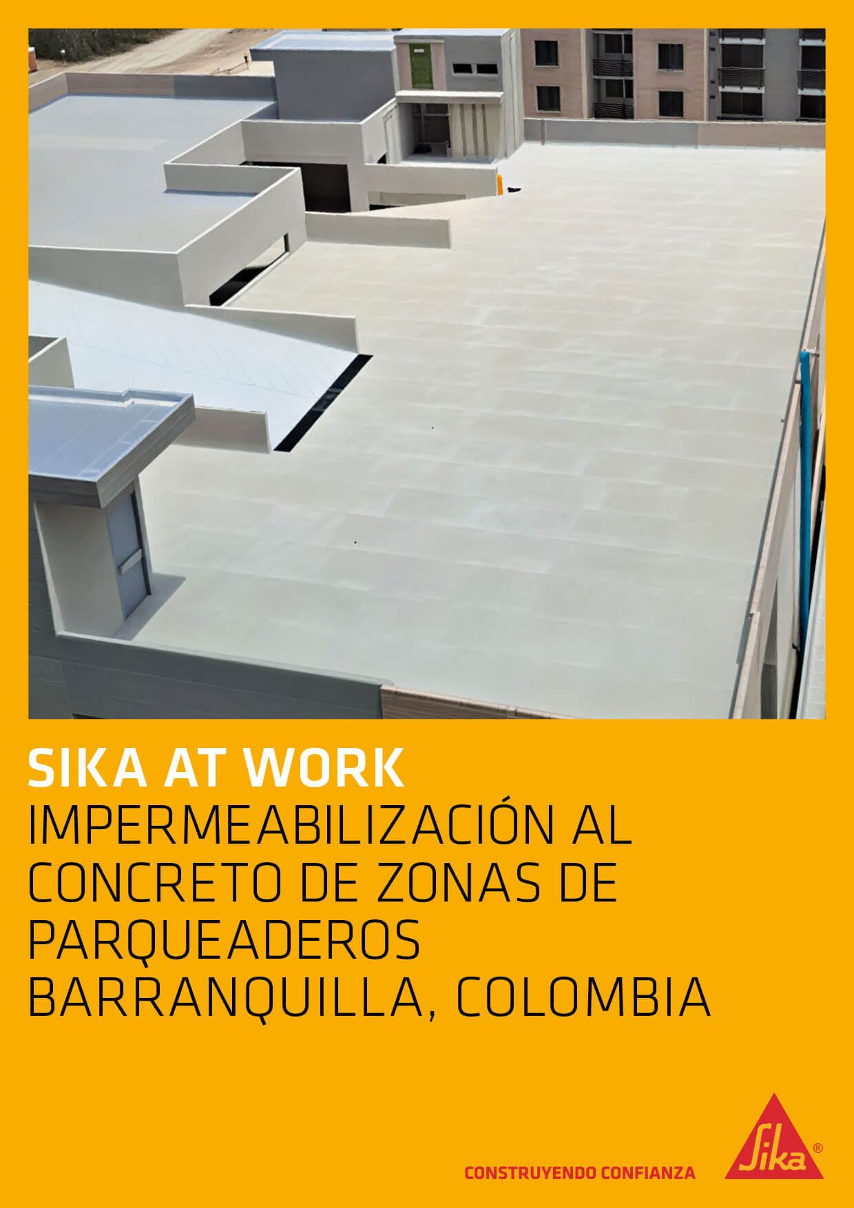 Impermeabilización al Concreto de Zonas de Parqueaderos Catleya – Barranquilla, Colombia