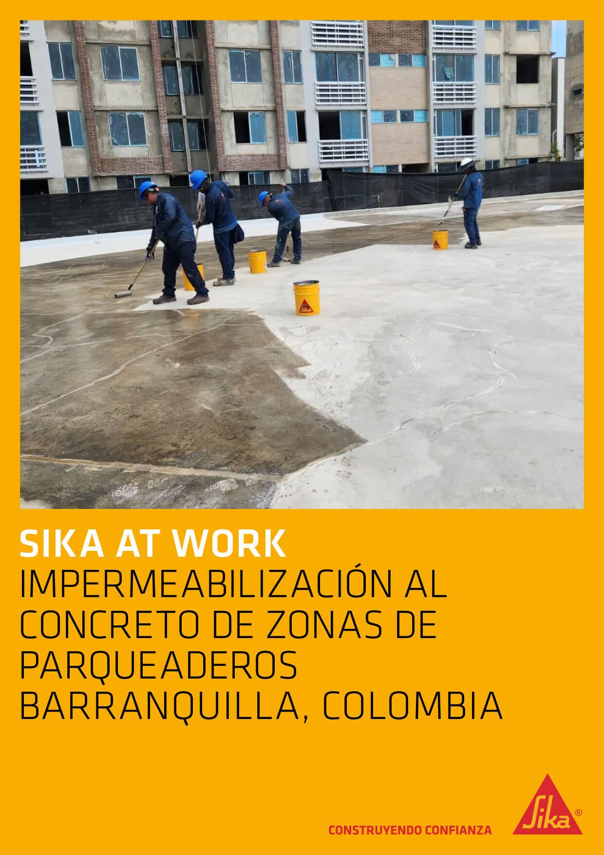 Impermeabilización al Concreto de Zonas de Parqueaderos Manglar – Barranquilla, Colombia