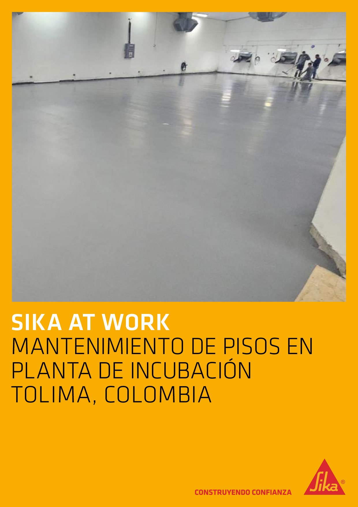 Mantenimiento de Pisos en Planta de Incubación – Tolima, Colombia