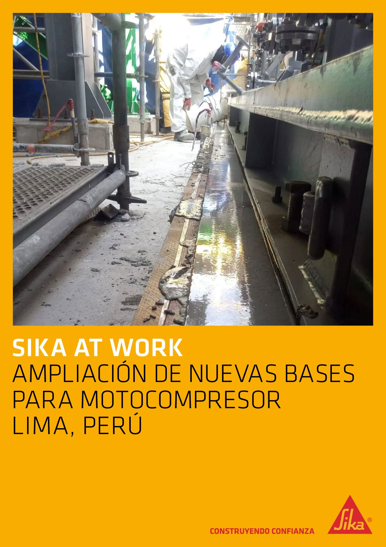 Ampliación de Nuevas Bases para Motocompresor – Lima, Perú