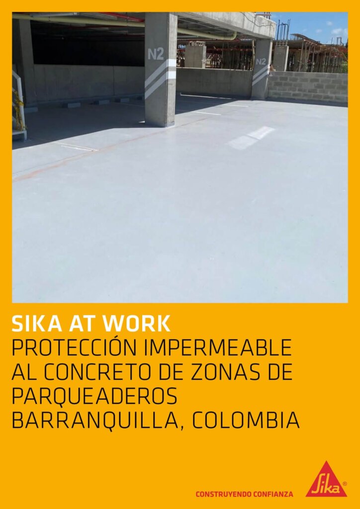 Protección Impermeable al Concreto de Zonas de Parqueaderos – Barranquilla, Colombia