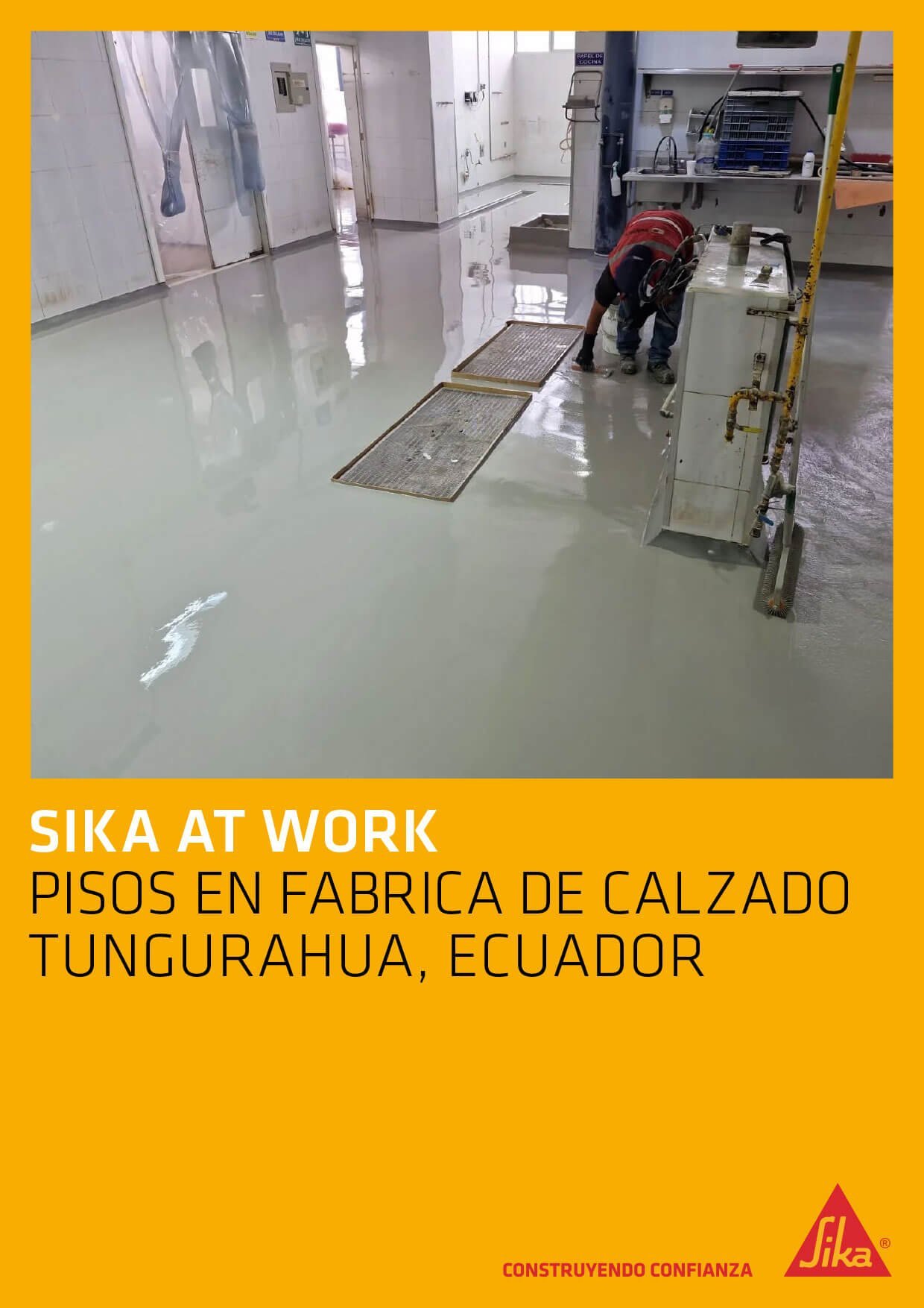 Pisos en Fábrica de Calzado – Tungurahua, Ecuador