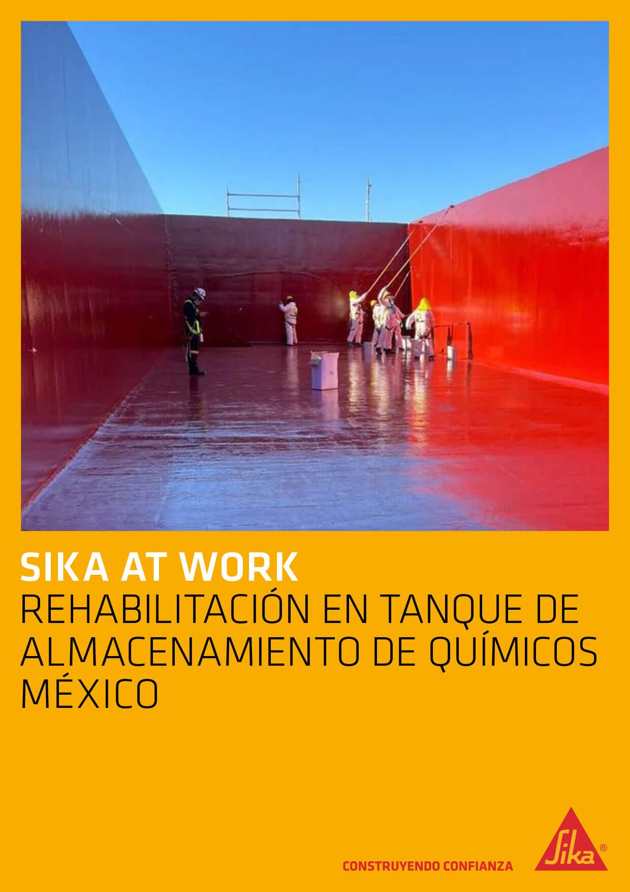 Rehabilitación en Tanque de Almacenamiento de Químicos – México