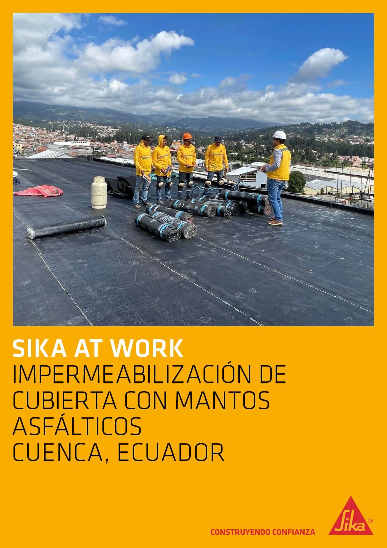 Impermeabilización de Cubierta con Mantos Asfálticos – Cuenca, Ecuador