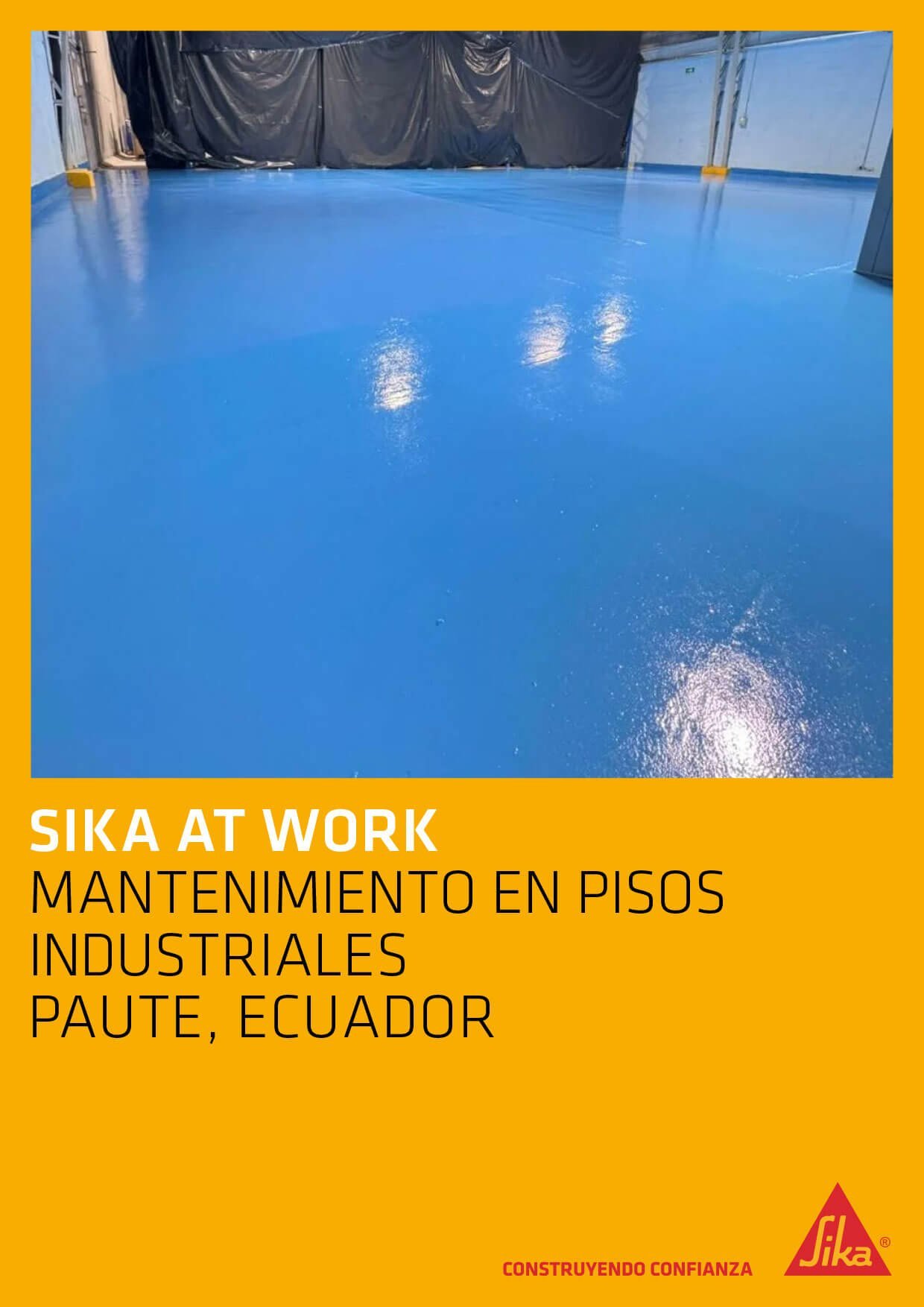 Mantenimiento en Pisos Industriales – Paute, Ecuador