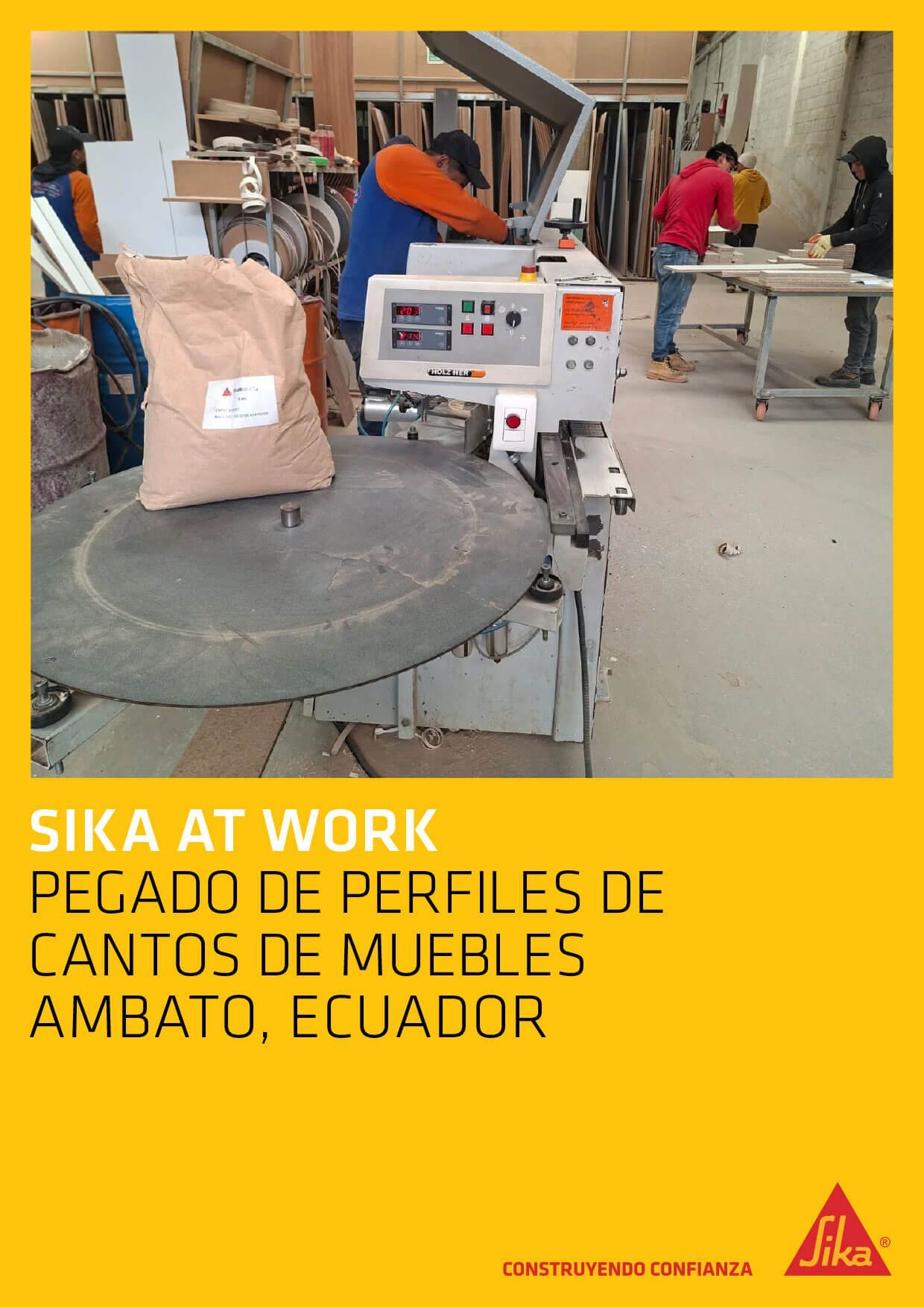 Pegado de Perfiles de Cantos de Muebles – Ambato, Ecuador