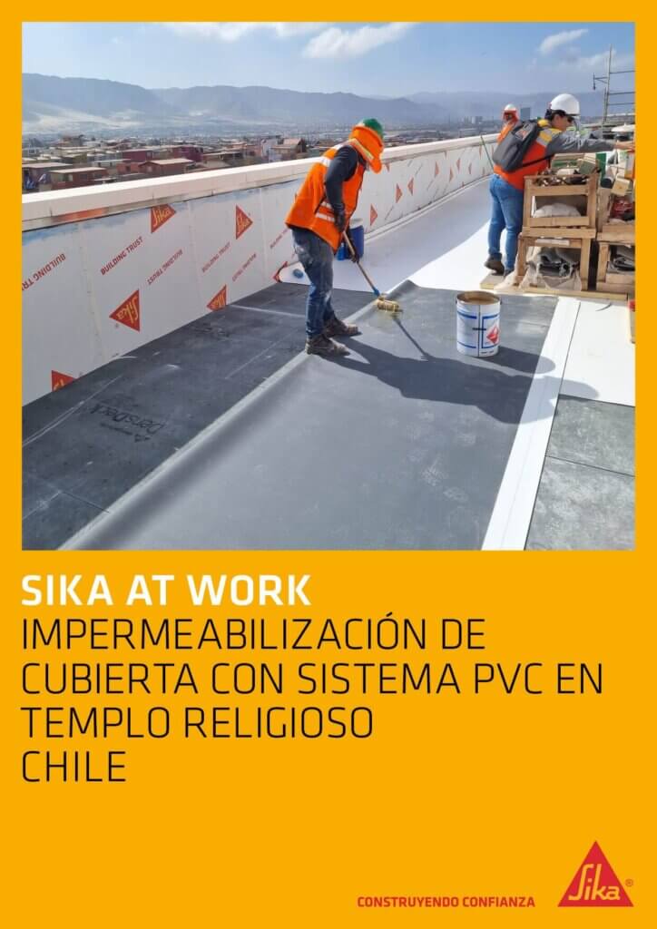 Impermeabilización de Cubierta con Sistema PVC en Templo Religioso – Chile Impermeabilización de Cubierta con Sistema PVC en Templo Religioso – Chile