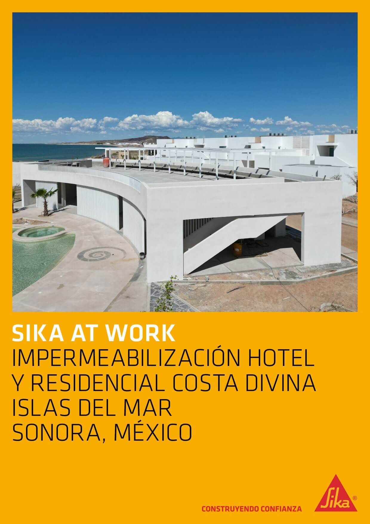 Impermeabilización Hotel y Residencial Costa Divina Islas del Mar – Sonora, México