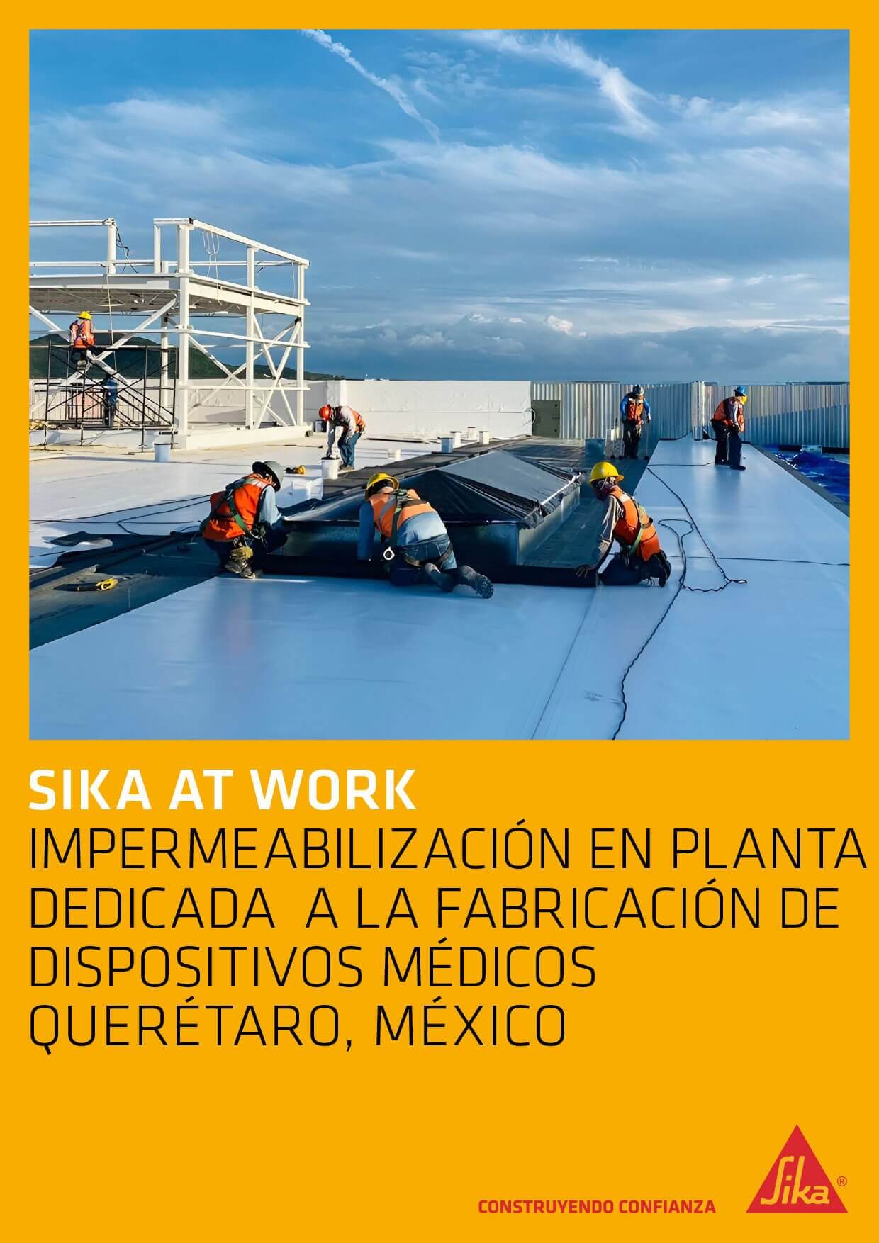 Impermeabilización en Planta dedicada a la Fabricación de Dispositivos Médicos – Querétaro, México