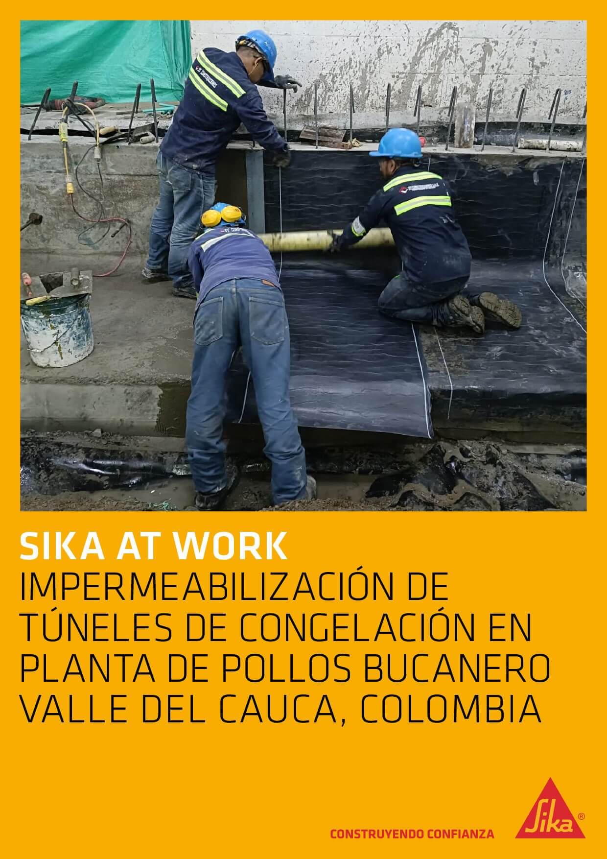 Impermeabilización de Túneles de Congelación en Planta de Pollos Bucanero – Valle del Cauca, Colombia