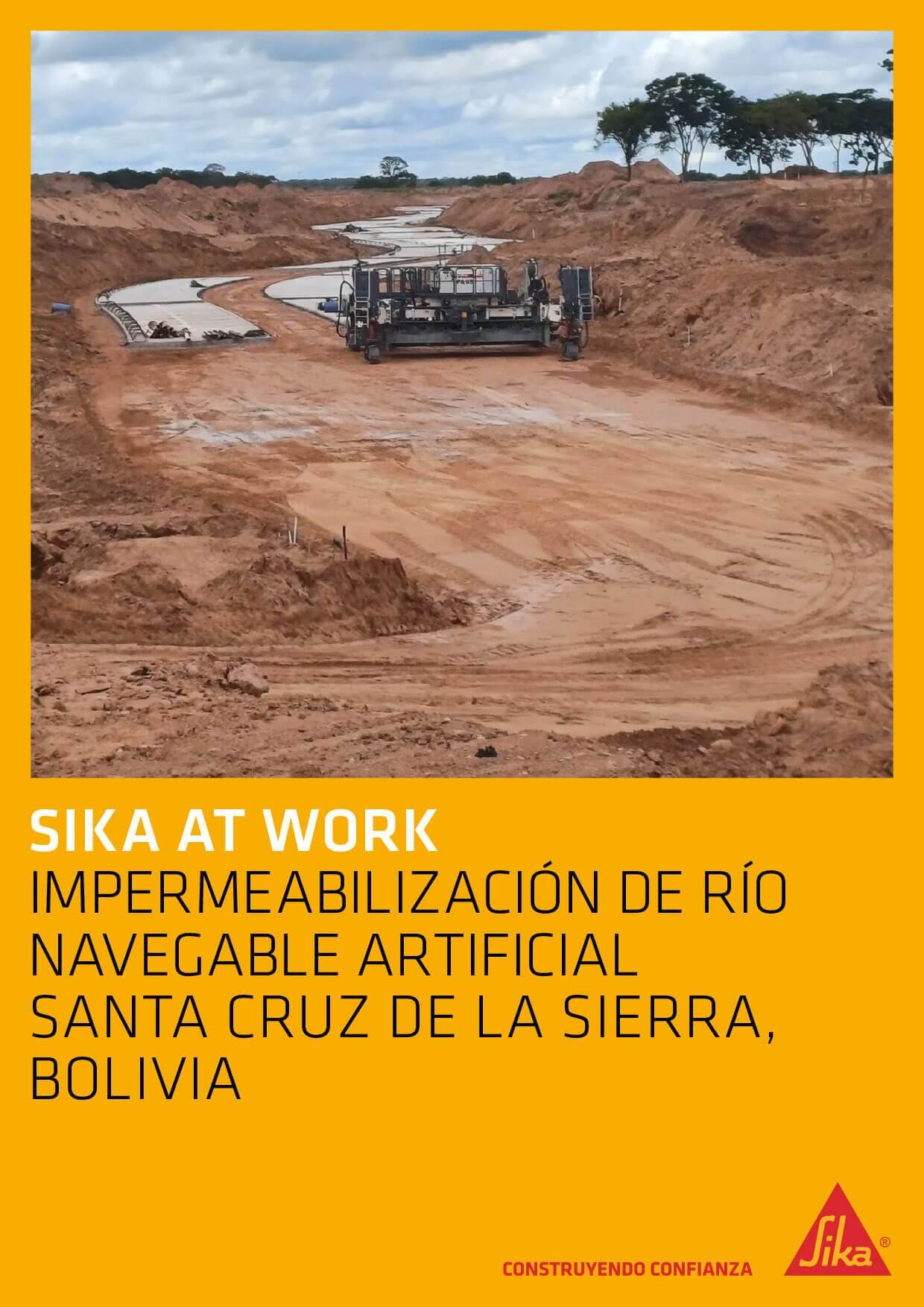 Impermeabilización de Río Navegable Artificial – Santa Cruz de la Sierra, Bolivia