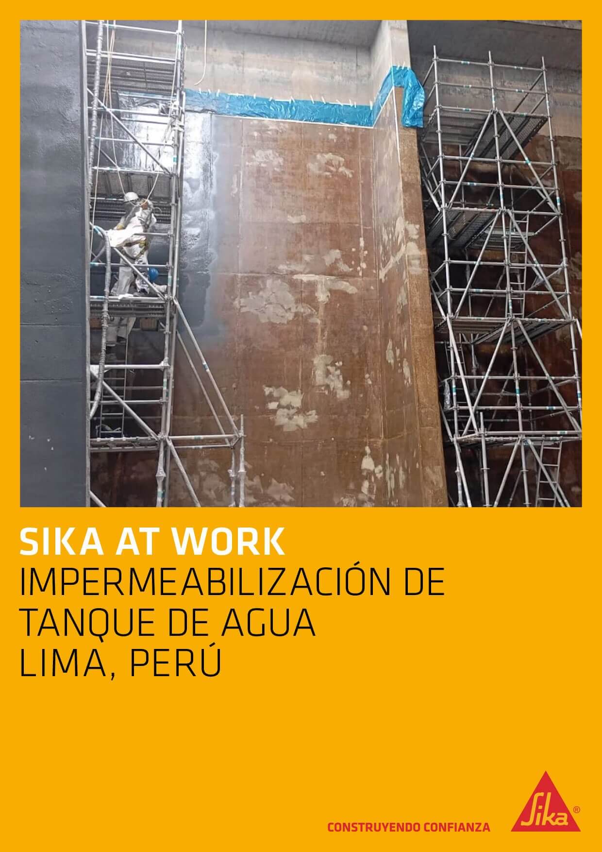 Impermeabilización de Tanque de Agua – Lima, Perú
