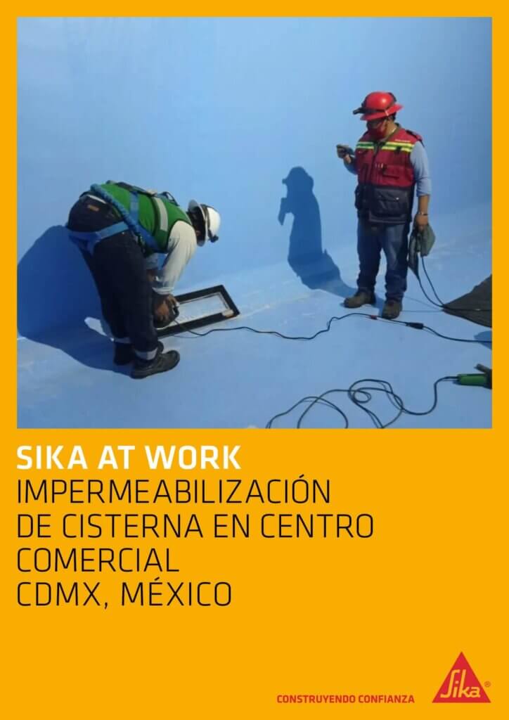 Impermeabilización de Cisterna en Centro Comercial – CDMX, México