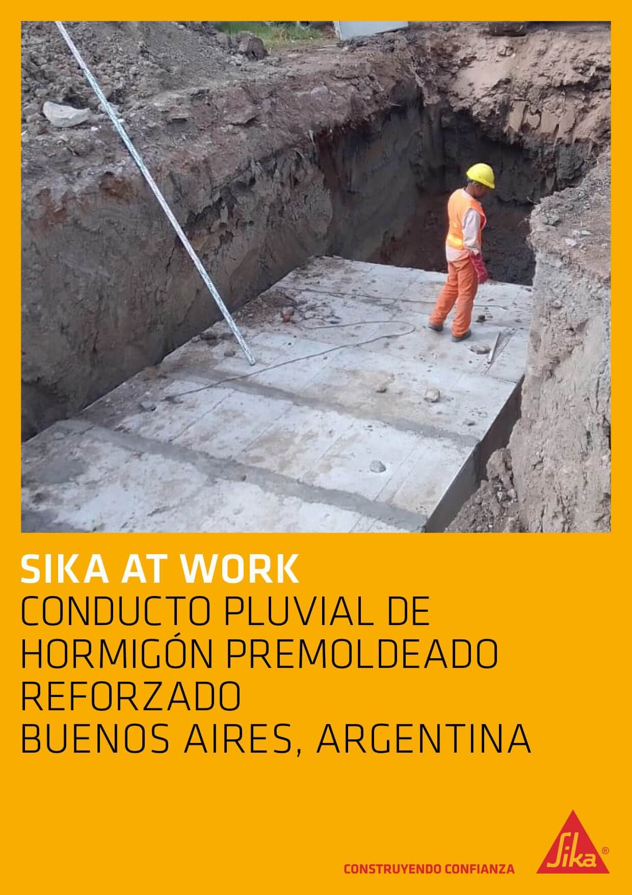 Conducto Pluvial de Hormigón Premoldeado Reforzado – Buenos Aires, Argentina